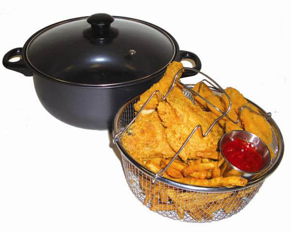 Carbon Steel Nonstick 4-quart Deep Fryer