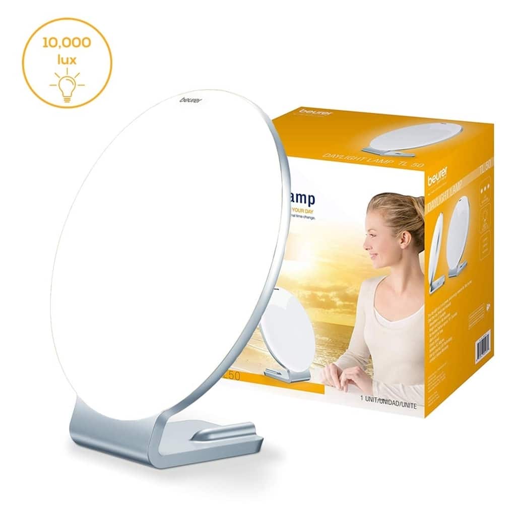 Beurer Light Therapy Lamp SAD Lamp with Natural Bright Sun Light for Seasonal Depression and Vitamin D,