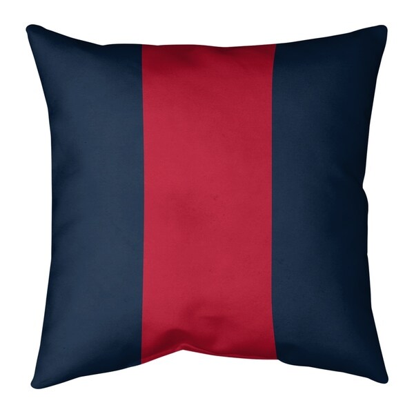 Tennessee Tennessee Red Football Stripes Floor Pillow - Standard