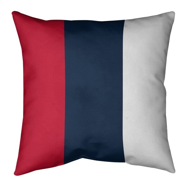 Tennessee Tennessee Red Football Stripes Pillow-Faux Suede