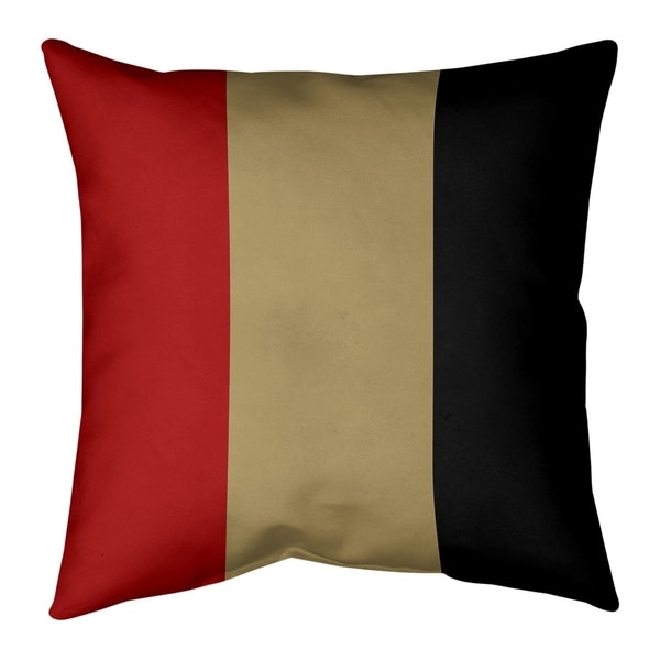 San Francisco San Francisco Football Stripes Pillow-Cotton Twill