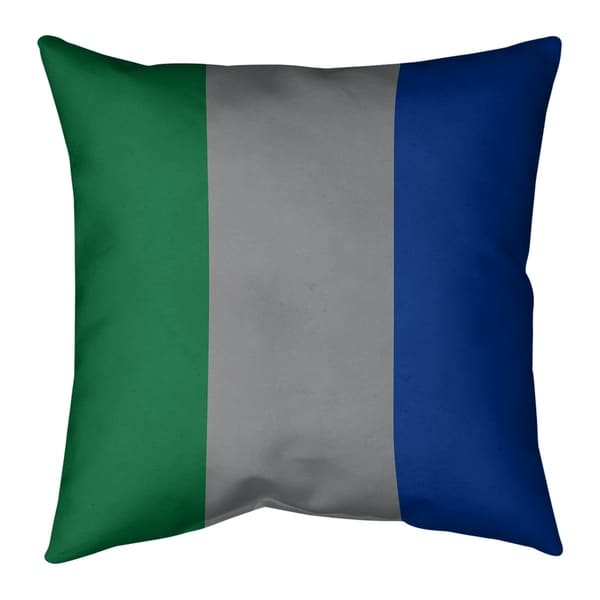 Seattle Seattle Throwback Football Stripes Pillow (w/Rmv Insert)-Spun Poly