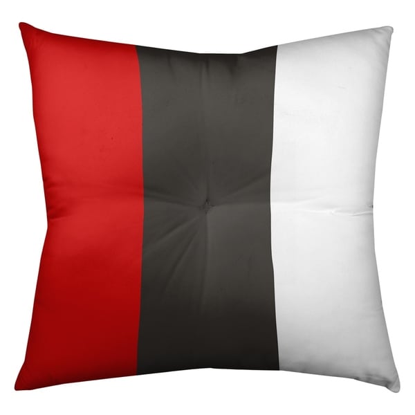 Tampa Bay Tampa Bay Football Stripes Floor Pillow - Square Tufted