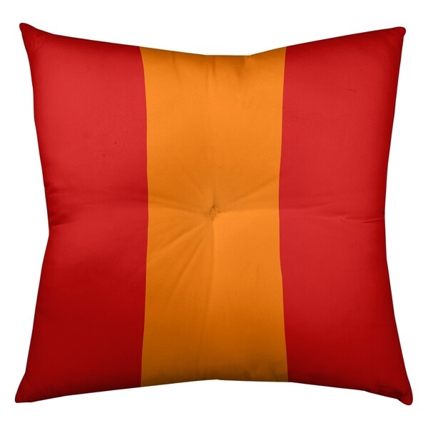 Tampa Bay Tampa Bay Football Stripes Floor Pillow - Square Tufted