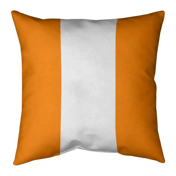 Tampa Bay Tampa Bay Throwback Football Stripes Pillow (w/Rmv Insert)-Spun Poly