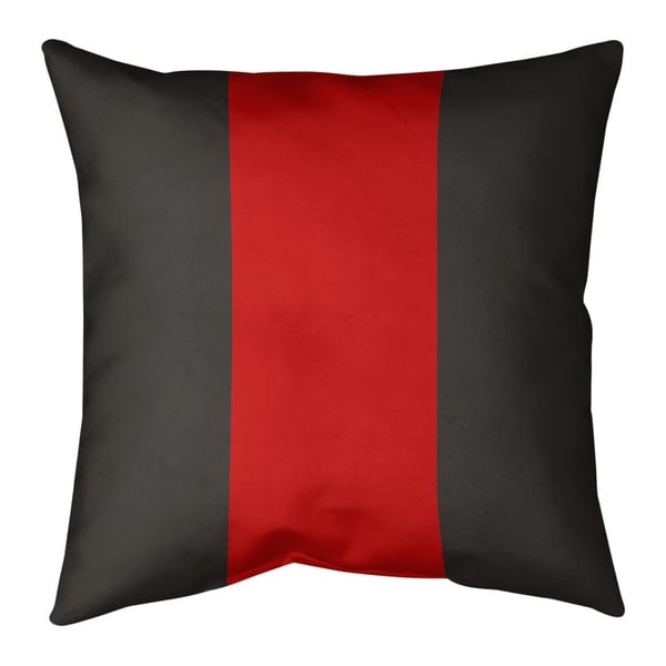 Tampa Bay Tampa Bay Football Stripes Pillow-Faux Suede