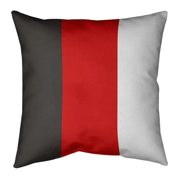 Tampa Bay Tampa Bay Football Stripes Pillow-Faux Suede
