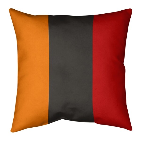 Tampa Bay Tampa Bay Football Stripes Pillow-Faux Linen