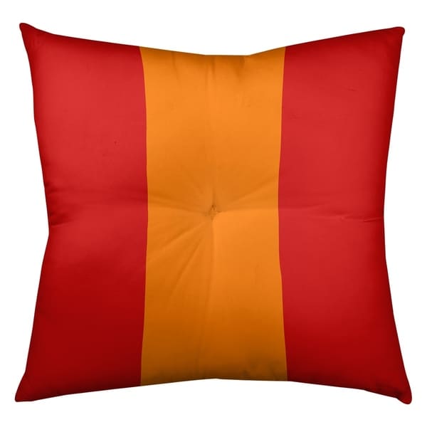 Tampa Bay Tampa Bay Football Stripes Floor Pillow - Square Tufted