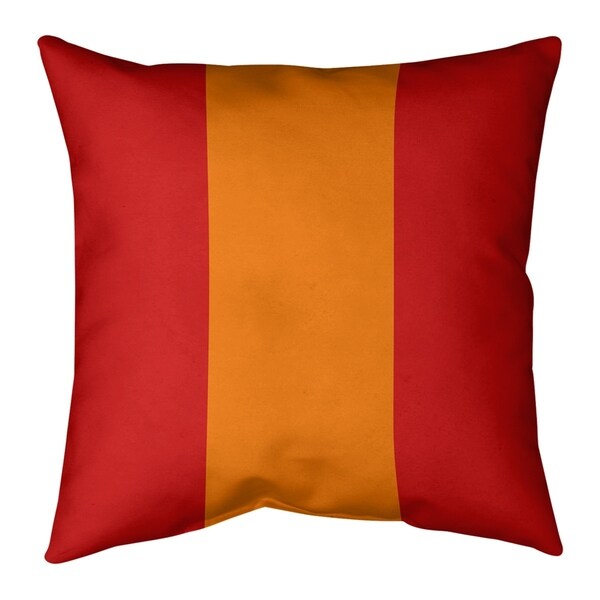 Tampa Bay Tampa Bay Football Stripes Pillow (Indoor/Outdoor)