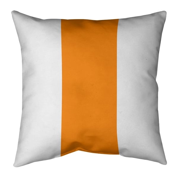 Tampa Bay Tampa Bay Throwback Football Stripes Pillow-Faux Suede