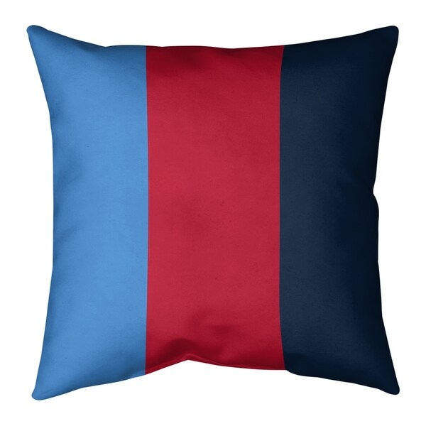 Tennessee Tennessee Red Football Stripes Pillow-Cotton Twill