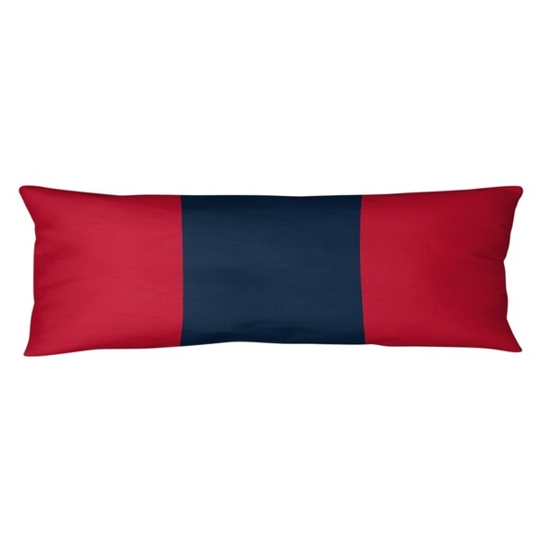 Tennessee Tennessee Red Football Stripes Body Pillow (w/Rmv Insert)