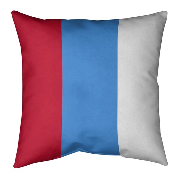 Tennessee Tennessee Red Football Stripes Pillow-Faux Suede