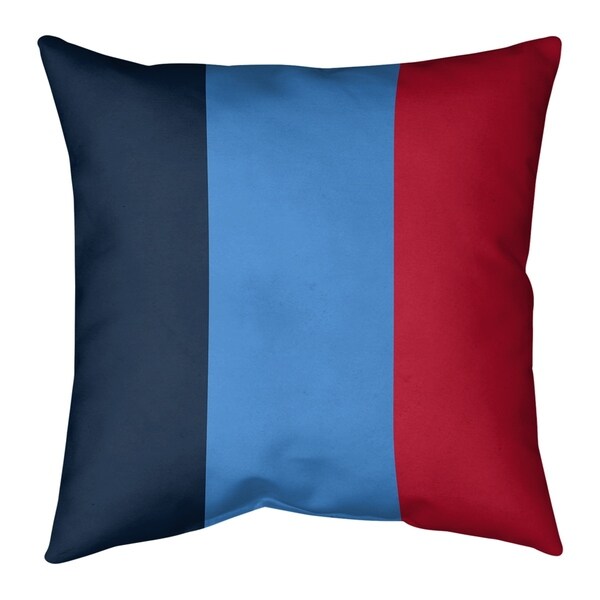 Tennessee Tennessee Red Football Stripes Floor Pillow - Standard
