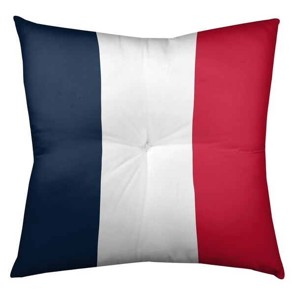Tennessee Tennessee Red Football Stripes Floor Pillow - Square Tufted