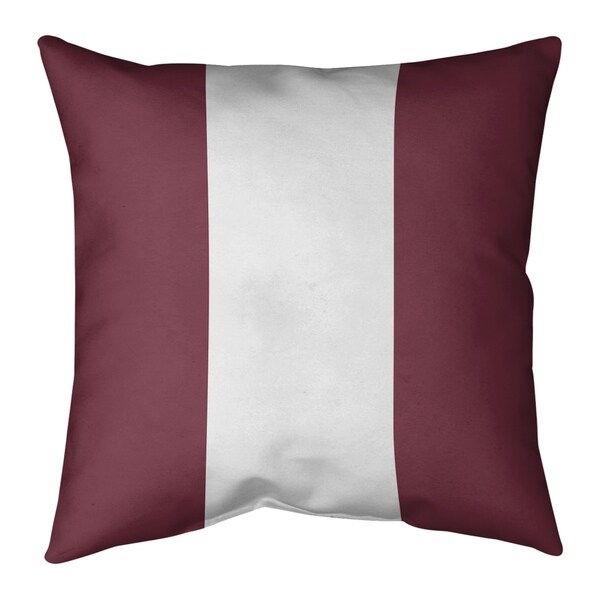 Washington Washington Football Stripes Pillow-Faux Suede