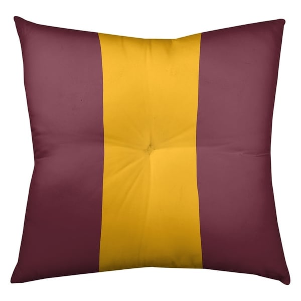 Washington Washington Football Stripes Floor Pillow - Square Tufted