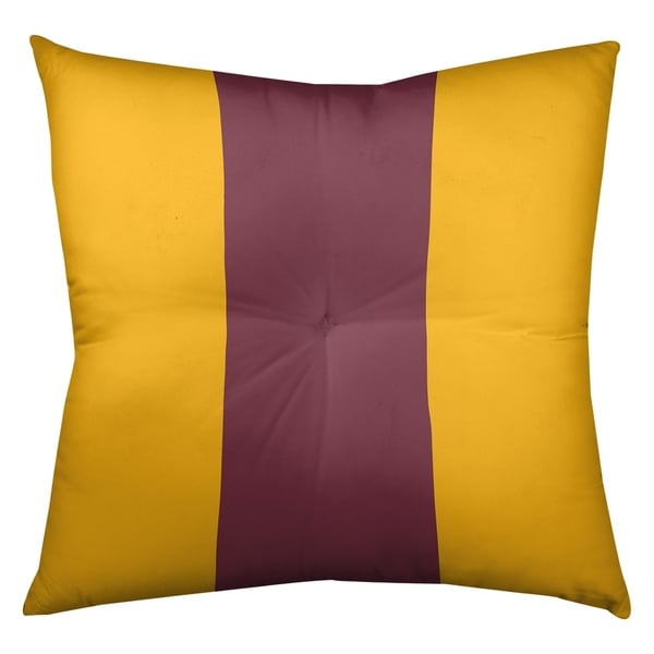 Washington Washington Football Stripes Floor Pillow - Square Tufted
