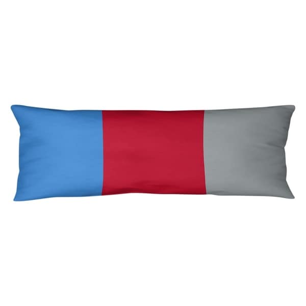 Tennessee Tennessee Red Football Stripes Body Pillow (w/Rmv Insert)