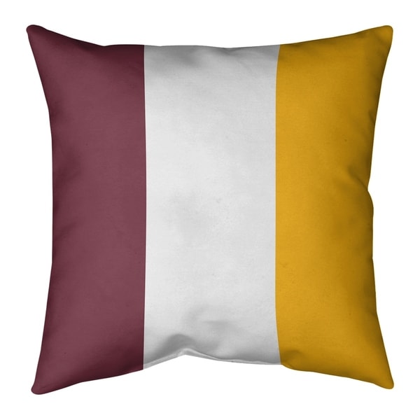 Washington Washington Football Stripes Pillow-Spun Polyester