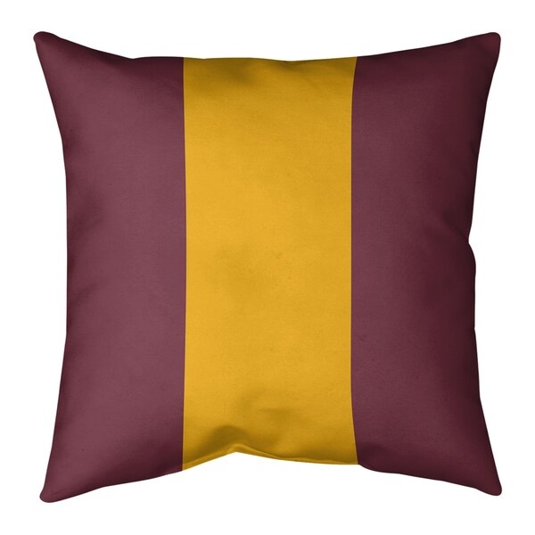 Washington Washington Football Stripes Pillow-Faux Suede