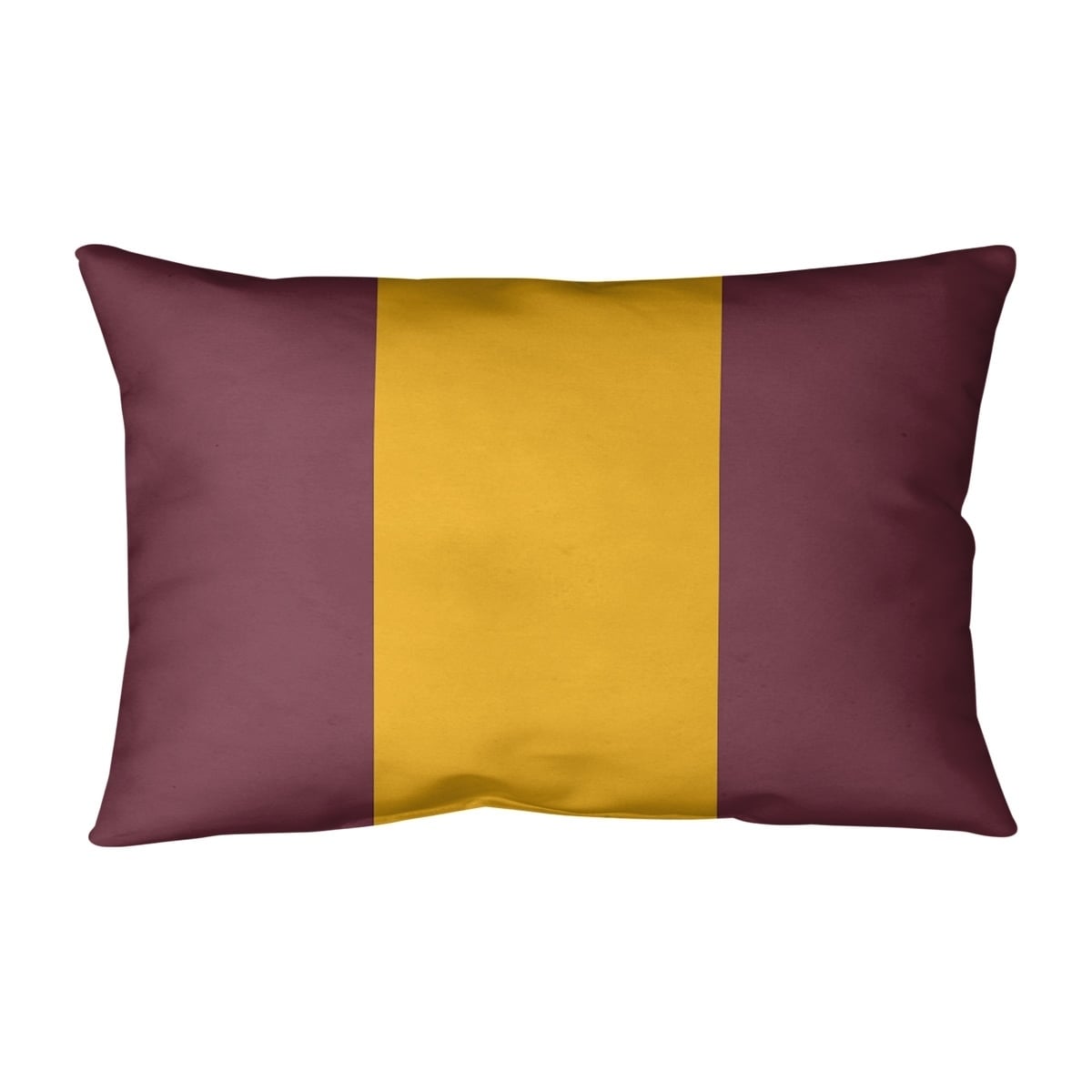 Washington Washington Football Stripes Pillow-Faux Linen - 14 x 14 - Square - Zipper Closure - Medium - Removable Cover - Accent