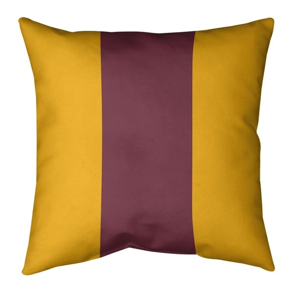 Washington Washington Football Stripes Pillow-Spun Polyester