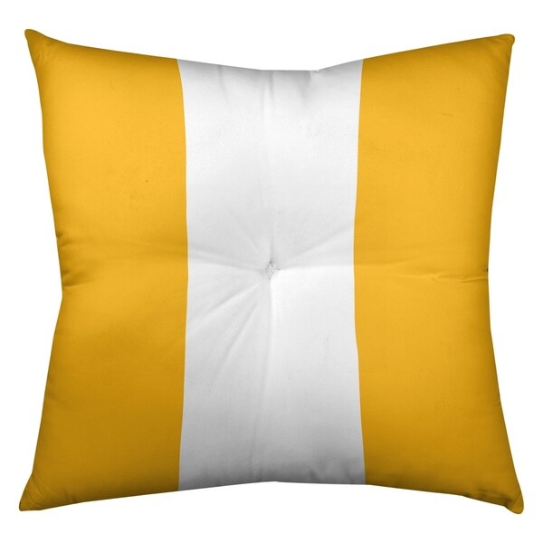 Washington Washington Football Stripes Floor Pillow - Square Tufted