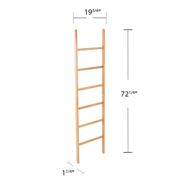 Porch & Den Blanston Freestanding Decorative Ladder Rack
