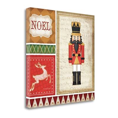 "Nutcracker Noel" By Jennifer Pugh, Fine Art Giclee Print on Gallery Wrap Canvas, Ready to Hang