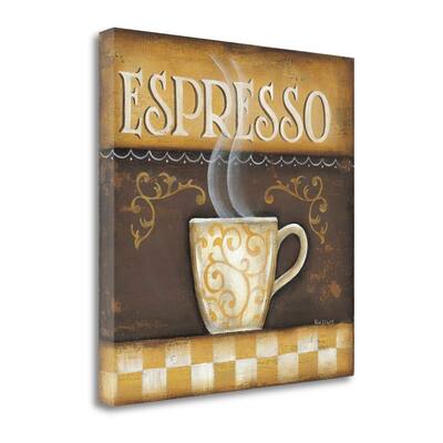 "Espresso" By Kim Lewis, Fine Art Giclee Print on Gallery Wrap Canvas, Ready to Hang