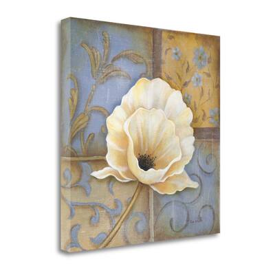 "White Poppy" By Kim Lewis, Fine Art Giclee Print on Gallery Wrap Canvas, Ready to Hang