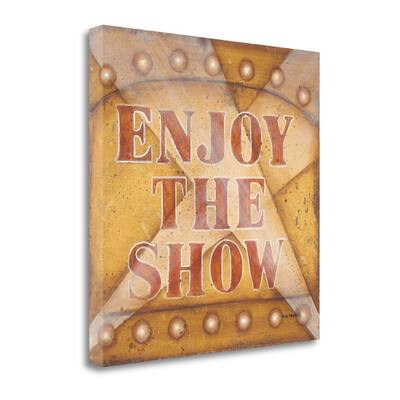 "Enjoy The Show" By Kim Lewis, Fine Art Giclee Print on Gallery Wrap Canvas, Ready to Hang