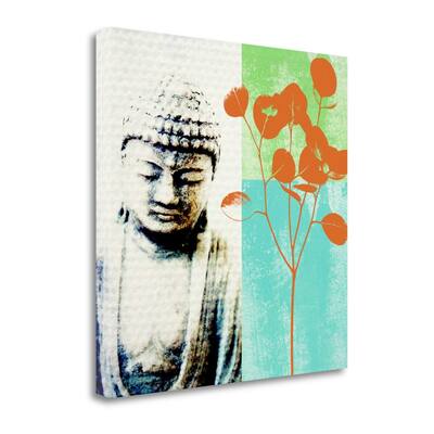 "Buddha II" By Linda Woods, Fine Art Giclee Print on Gallery Wrap Canvas, Ready to Hang