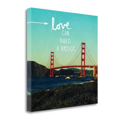"Love Can Build" By Linda Woods, Fine Art Giclee Print on Gallery Wrap Canvas, Ready to Hang