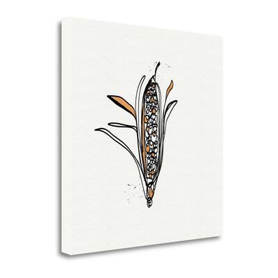 "Corn" By Linda Woods, Fine Art Giclee Print on Gallery Wrap Canvas, Ready to Hang