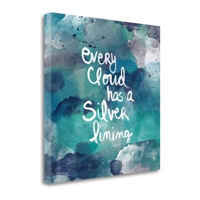 "Every Cloud Blue" By Linda Woods, Fine Art Giclee Print on Gallery Wrap Canvas, Ready to Hang