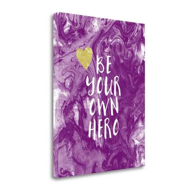 "Be Your Own Hero" By Linda Woods, Fine Art Giclee Print on Gallery Wrap Canvas, Ready to Hang