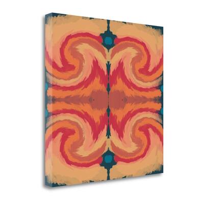 "Autumn Pattern I" By Linda Woods, Fine Art Giclee Print on Gallery Wrap Canvas, Ready to Hang