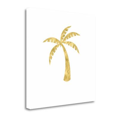 "Palm Tree" By Linda Woods, Fine Art Giclee Print on Gallery Wrap Canvas, Ready to Hang