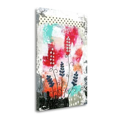 "Colorful Flowers" By Sarah Ogren, Fine Art Giclee Print on Gallery Wrap Canvas, Ready to Hang