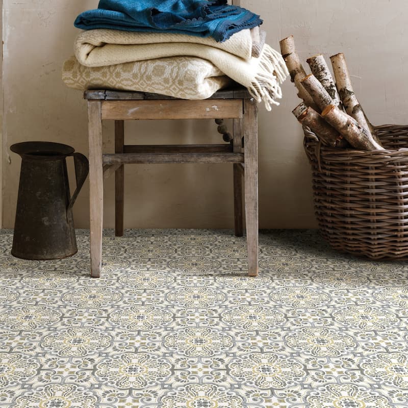 Buchanan, Peel & Stick Antico Floor Tiles