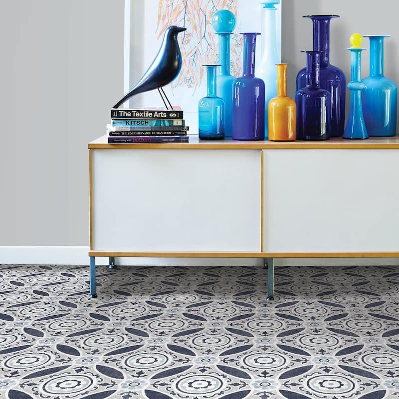 Harrison, Peel & Stick Sienna Floor Tiles