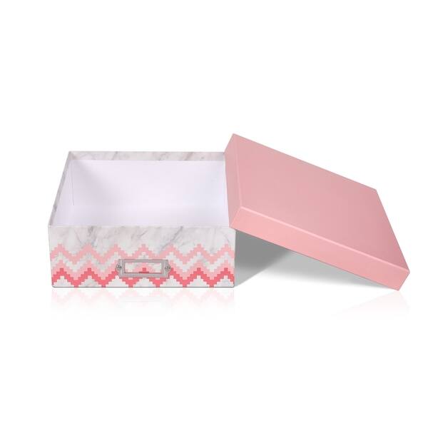 Shop Kinbor Set Of 3 Rigid Gift Boxes Nesting Boxes W Lids For