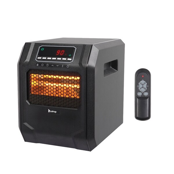 Electric Infrared Quartz Heater - ETL 4-Element Space Heater