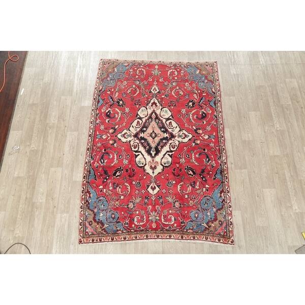 Shop Clearance Vintage Floral Oriental Lilian Persian Area Rug Handmade 5 5 X 7 8 Overstock 30295124