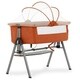 preview thumbnail 1 of 0, Dream On Me Lotus Bassinet & Bedside Sleeper in Rust