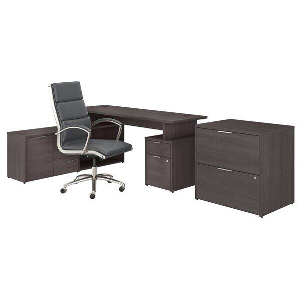 Jamestown 72W L Desk, File & Chair by Bush Business Furniture