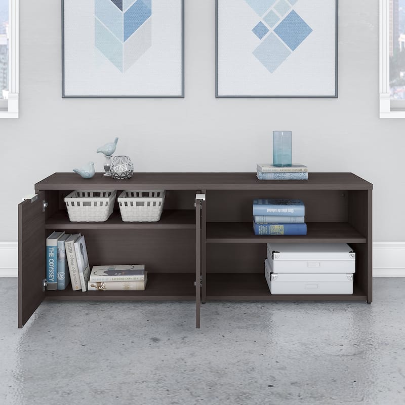 Jamestown Low Storage Cabinet with Doors by Bush Business Furniture